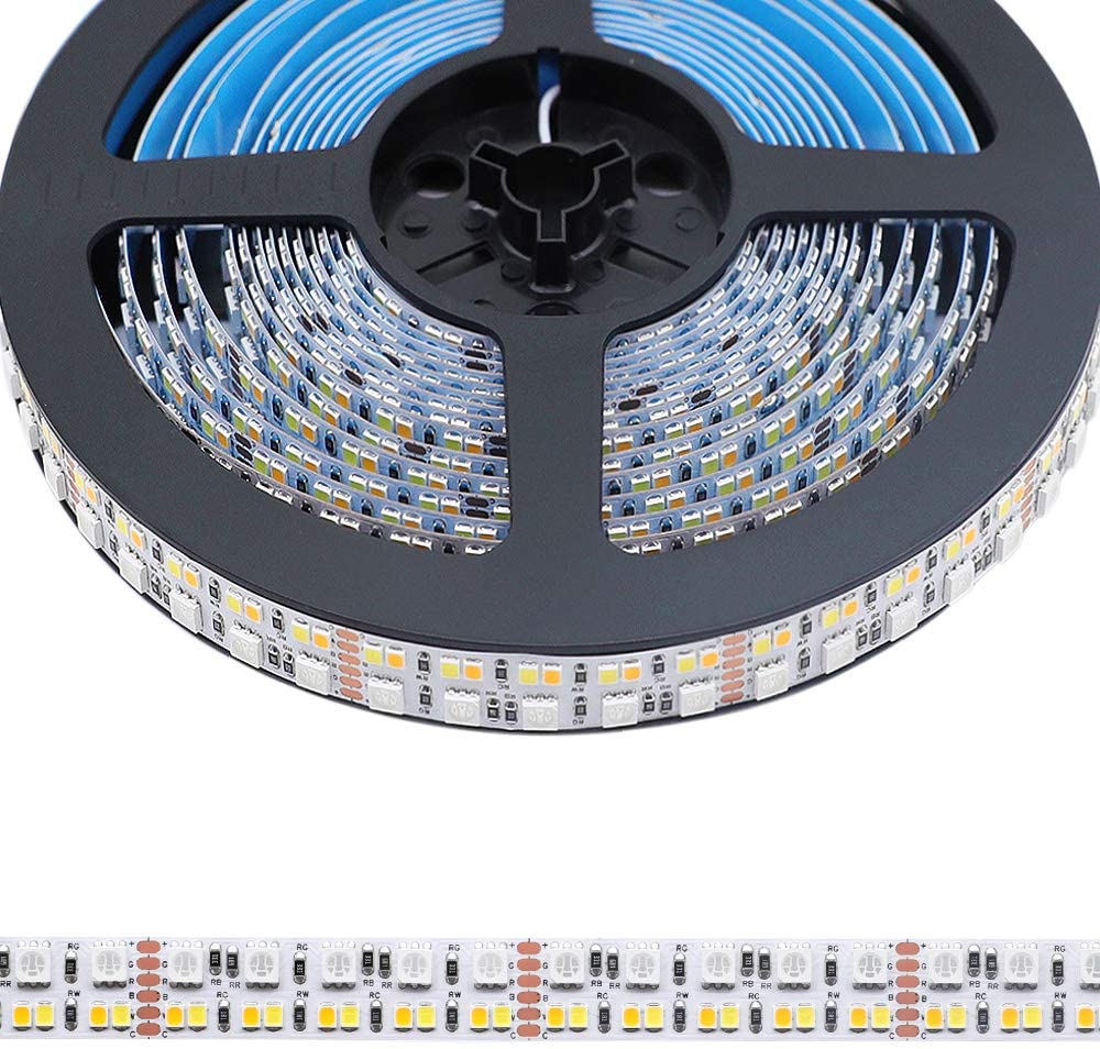 RGBCW Color Changing LED Light Strips - 15mm 24V/12V 5050+2835 LED - 270LEDs/m High Density RGBCW Color Changing LED Light Strips - 15mm 24V/12V 5050+2835 LED - 270LEDs/m High Density